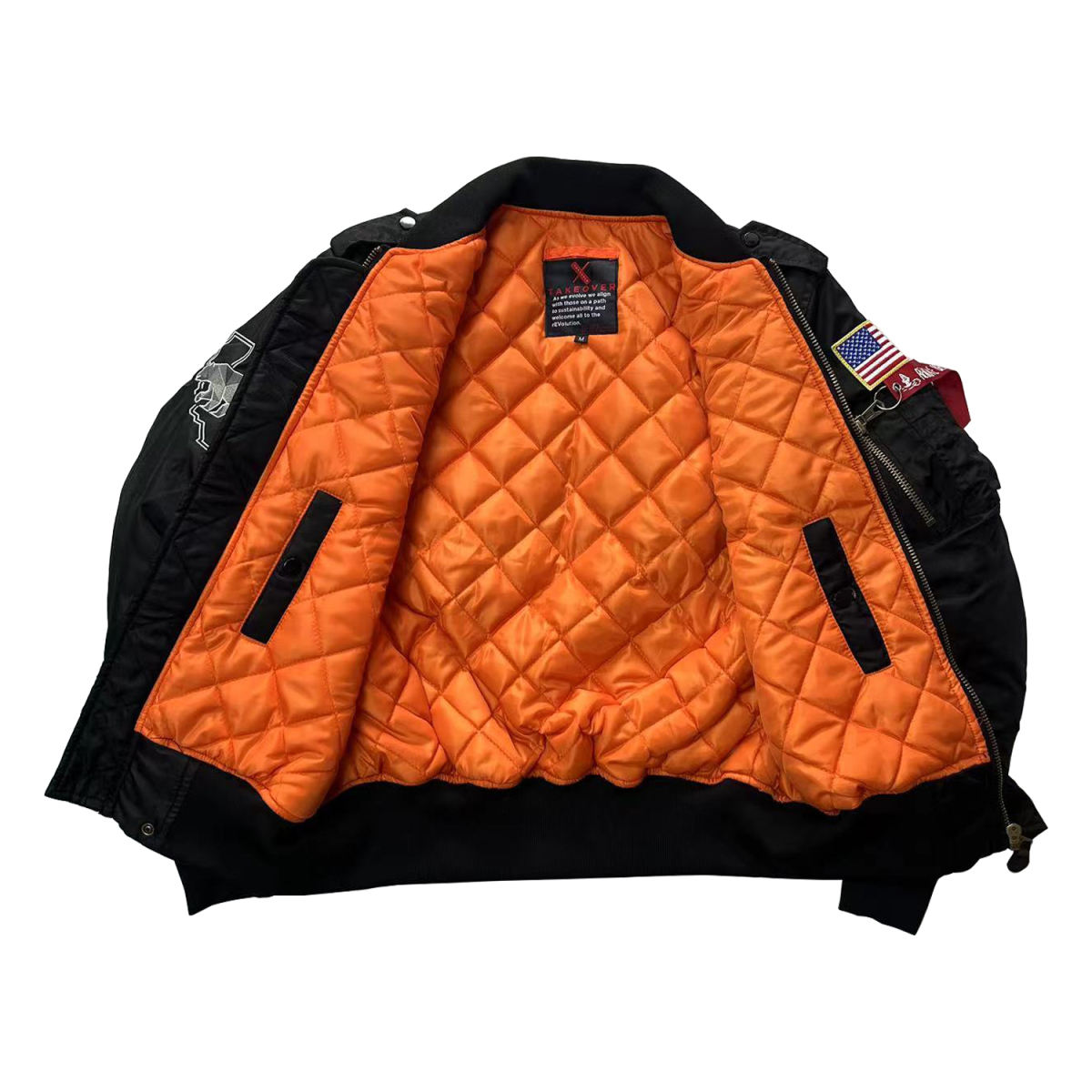 Takeover Flight Jacket Black